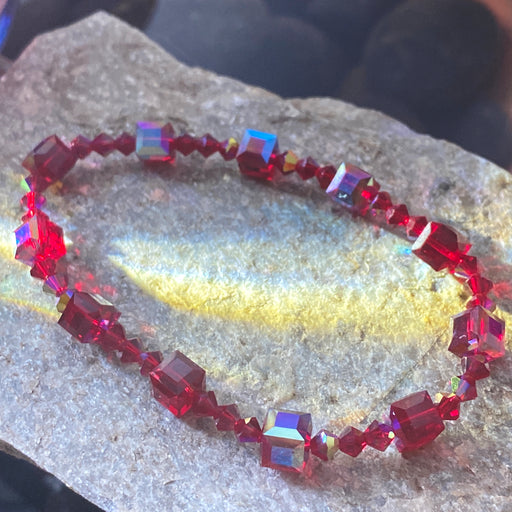 Red & Clear Swarovski Crystal Bracelet | Make with Swarovski… | Flickr